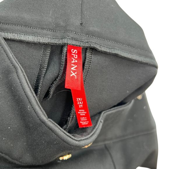 Spanx The‎ Perfect Pant Stretch Shaping Tapered Ankle Black Plus Size 2X - Picture 8 of 11